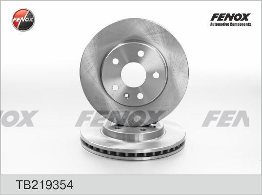 Fenox TB219354 Front brake disc ventilated TB219354