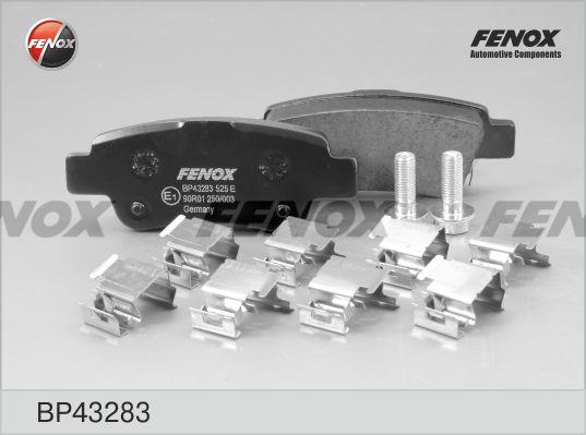 Fenox BP43283 Brake Pad Set, disc brake BP43283