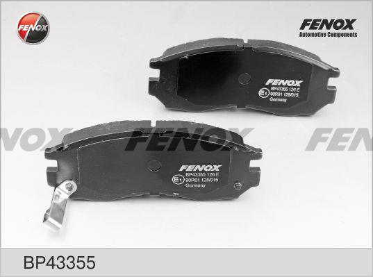 Fenox BP43355 Brake Pad Set, disc brake BP43355