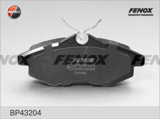 Fenox BP43204 Brake Pad Set, disc brake BP43204