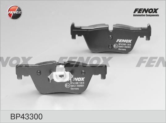 Fenox BP43300 Brake Pad Set, disc brake BP43300