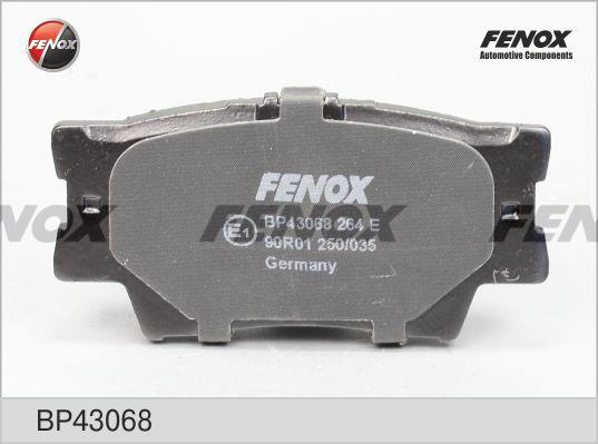 Fenox BP43068 Brake Pad Set, disc brake BP43068