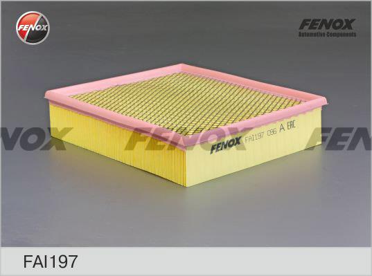 Fenox FAI197 Air filter FAI197