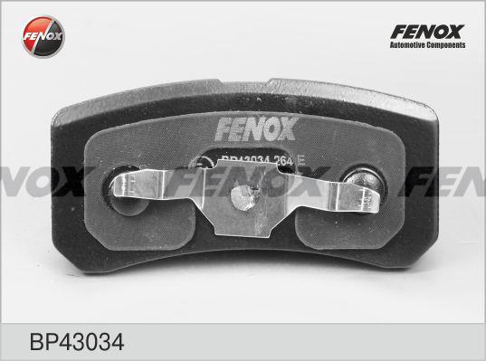 Fenox BP43034 Brake Pad Set, disc brake BP43034