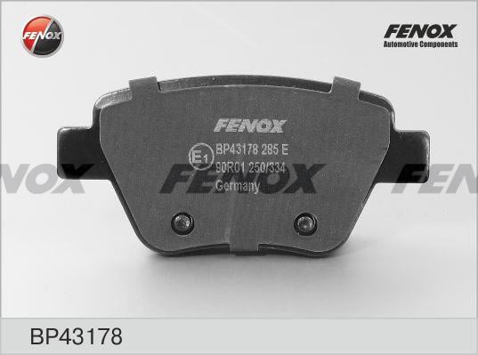 Fenox BP43178 Brake Pad Set, disc brake BP43178