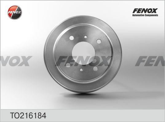 Fenox TO216184 Rear brake drum TO216184