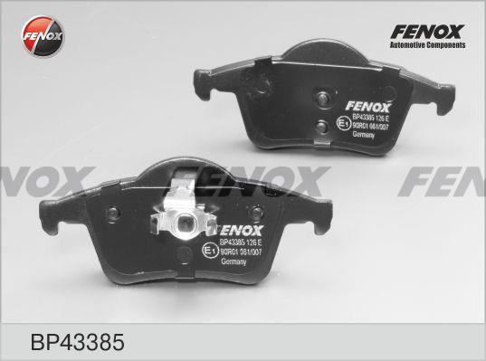 Fenox BP43385 Brake Pad Set, disc brake BP43385