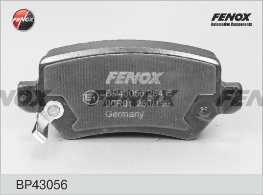 Fenox BP43056 Brake Pad Set, disc brake BP43056