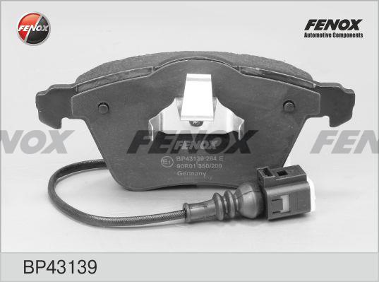 Fenox BP43139 Brake Pad Set, disc brake BP43139