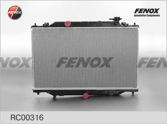 Fenox RC00316 Radiator, engine cooling RC00316