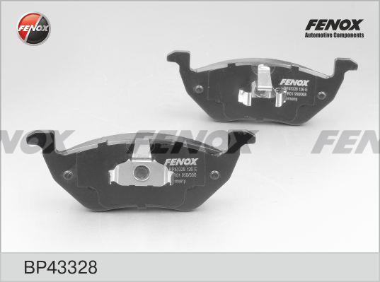 Fenox BP43328 Brake Pad Set, disc brake BP43328