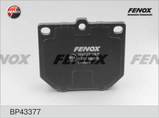 Fenox BP43377 Brake Pad Set, disc brake BP43377