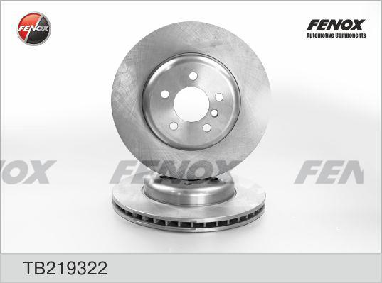 Fenox TB219322 Front brake disc ventilated TB219322