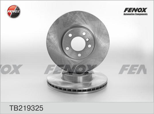 Fenox TB219325 Front brake disc ventilated TB219325