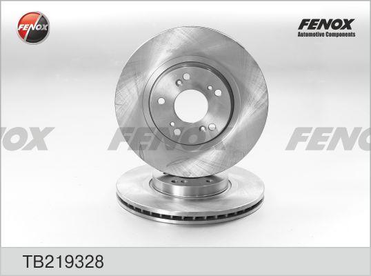 Fenox TB219328 Front brake disc ventilated TB219328