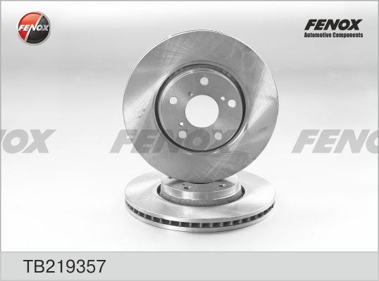 Fenox TB219357 Front brake disc ventilated TB219357