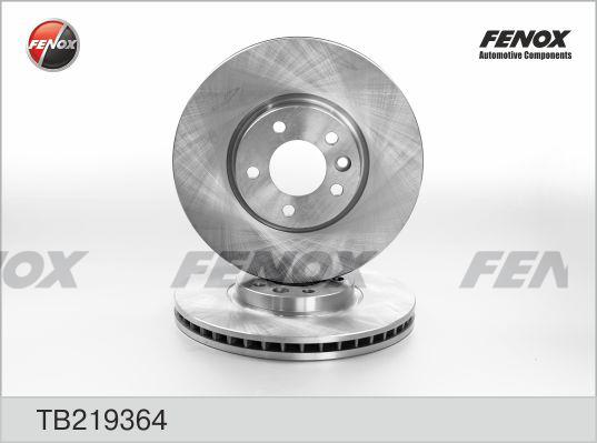 Fenox TB219364 Front brake disc ventilated TB219364