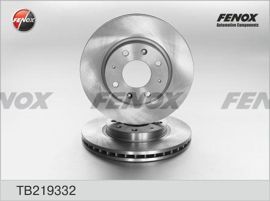 Fenox TB219332 Front brake disc ventilated TB219332