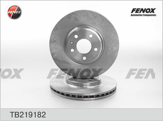 Fenox TB219182 Front brake disc ventilated TB219182