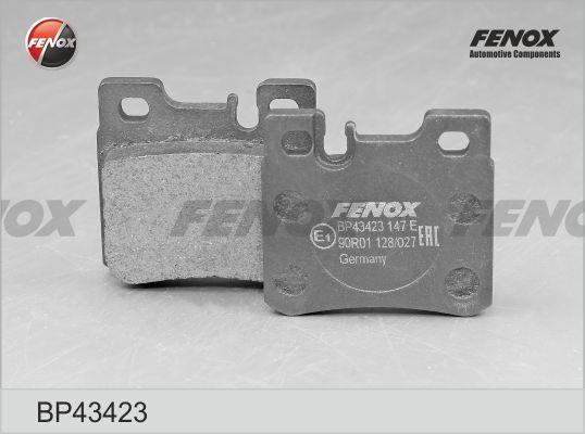 Fenox BP43423 Brake Pad Set, disc brake BP43423