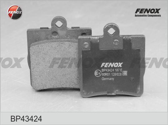 Fenox BP43424 Brake Pad Set, disc brake BP43424