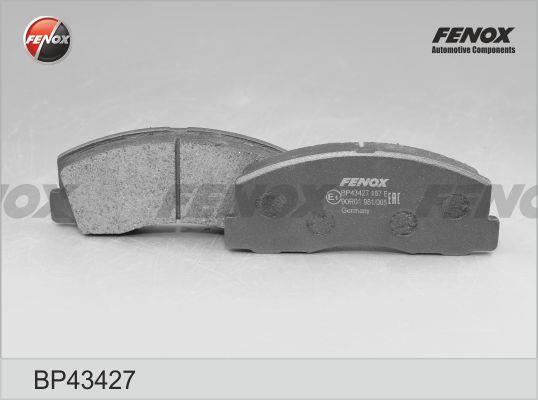 Fenox BP43427 Brake Pad Set, disc brake BP43427