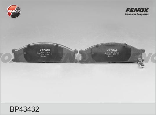 Fenox BP43432 Brake Pad Set, disc brake BP43432