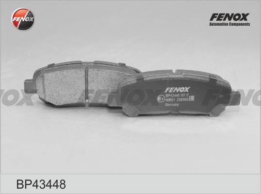 Fenox BP43448 Brake Pad Set, disc brake BP43448