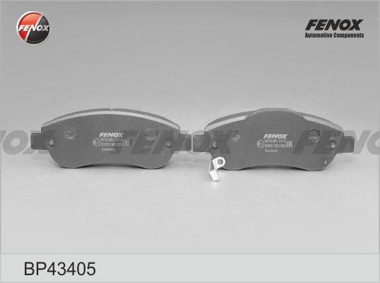 Fenox BP43405 Brake Pad Set, disc brake BP43405