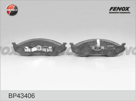 Fenox BP43406 Brake Pad Set, disc brake BP43406