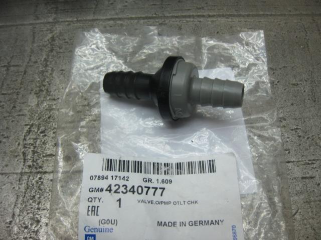 General Motors 42340777 Vacuum brake booster valve 42340777
