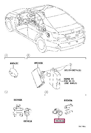 8934130021C0 Toyota Parking sensor
