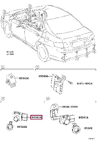 8934133180B0 Toyota Parking sensor