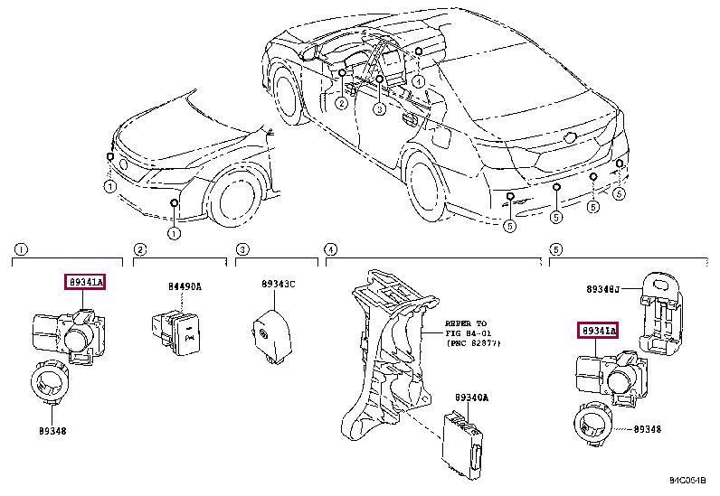 8934133260B0 Toyota Parking sensor