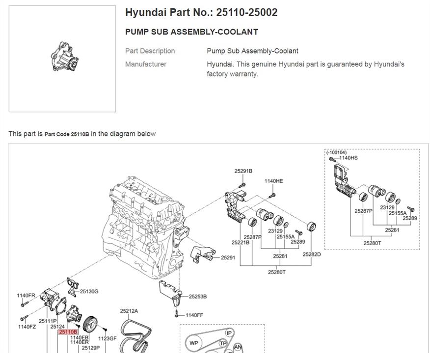 Buy Hyundai&#x2F;Kia 25110 25002 at a low price in United Arab Emirates!