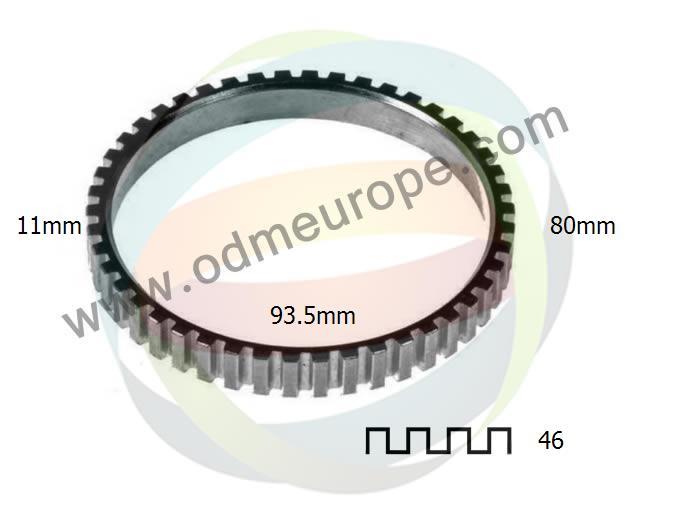 Odm-multiparts 26-220016 Ring ABS 26220016