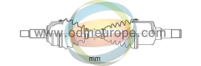 Odm-multiparts 18-143110 Drive Shaft 18143110