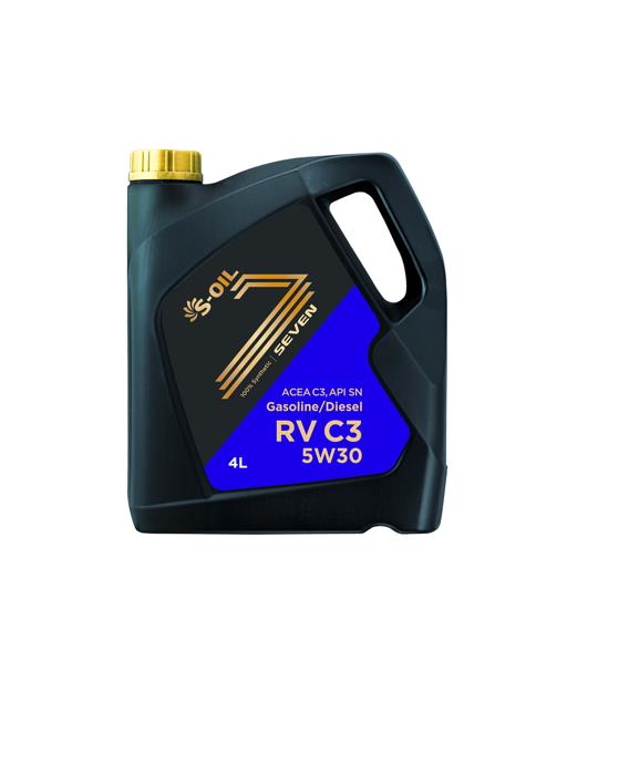 S-Oil SRVC5304 Engine oil S-Oil SEVEN RV C3 5W-30, 4L SRVC5304