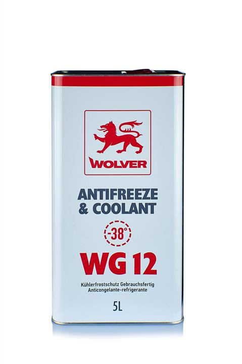 Wolver 4260360943430 Antifreeze/Coolant WG12 Ready for use red, 5 l 4260360943430