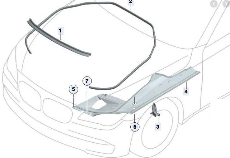 Support BMW 51 76 7 019 801