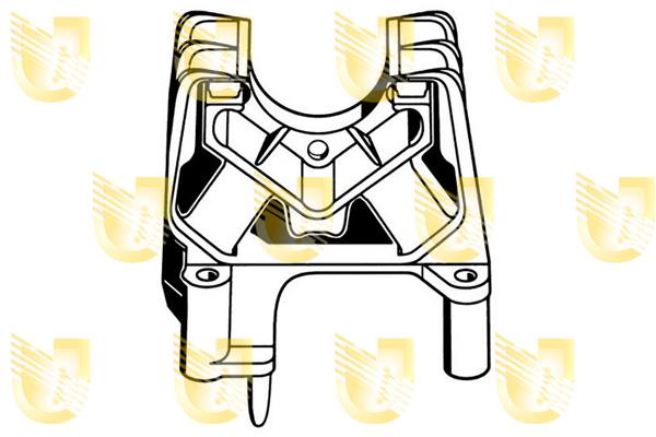 Unigom 396527 Engine mount, rear 396527