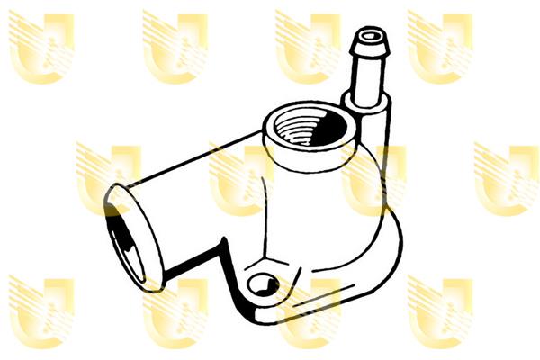 Unigom 341401 Coolant pipe flange 341401