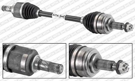 CV axle Renault Kangoo: DK55057 SNR Drive shaft