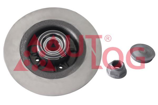 Autlog BS6008 Rear brake disc, non-ventilated BS6008