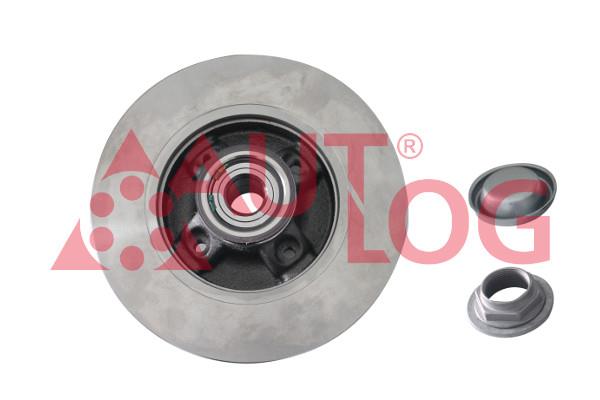 Autlog BS6015 Rear brake disc, non-ventilated BS6015