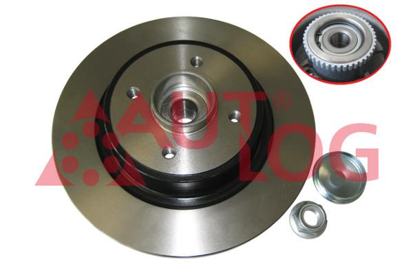 Autlog BS6016 Rear brake disc, non-ventilated BS6016