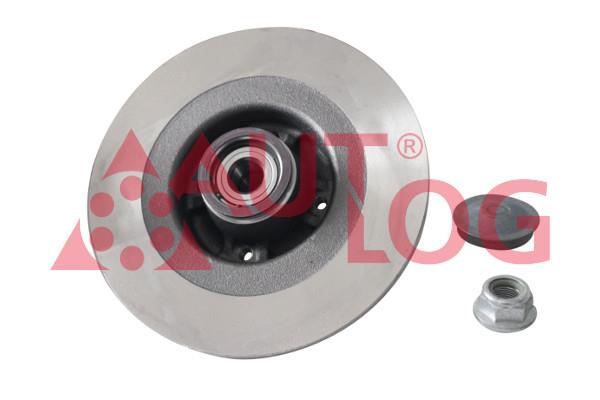 Autlog BS6004 Rear brake disc, non-ventilated BS6004