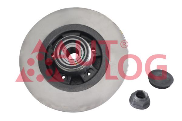Autlog BS6012 Rear brake disc, non-ventilated BS6012