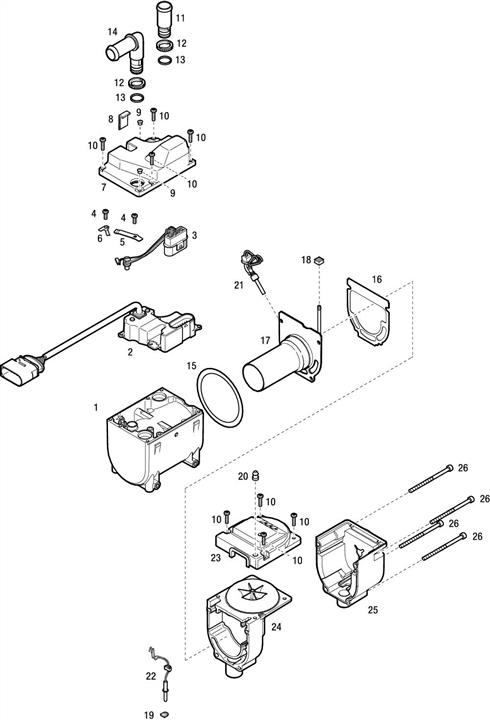 Auto part Eberspaecher 201909050000