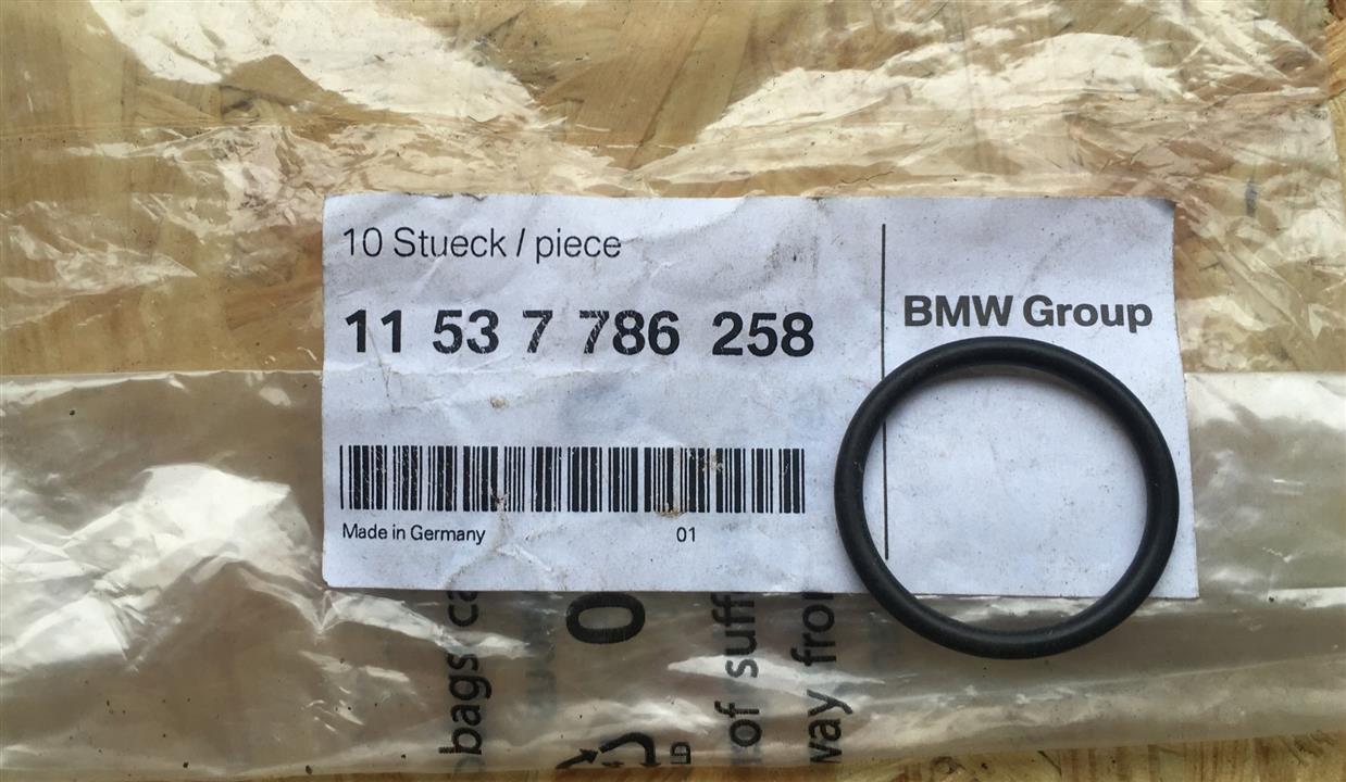 BMW 11 53 7 786 258 Ring sealing 11537786258